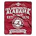 Northwest NCAA Alabama Crimson Tide Unisex-Adult Raschel Throw Blanket, 50