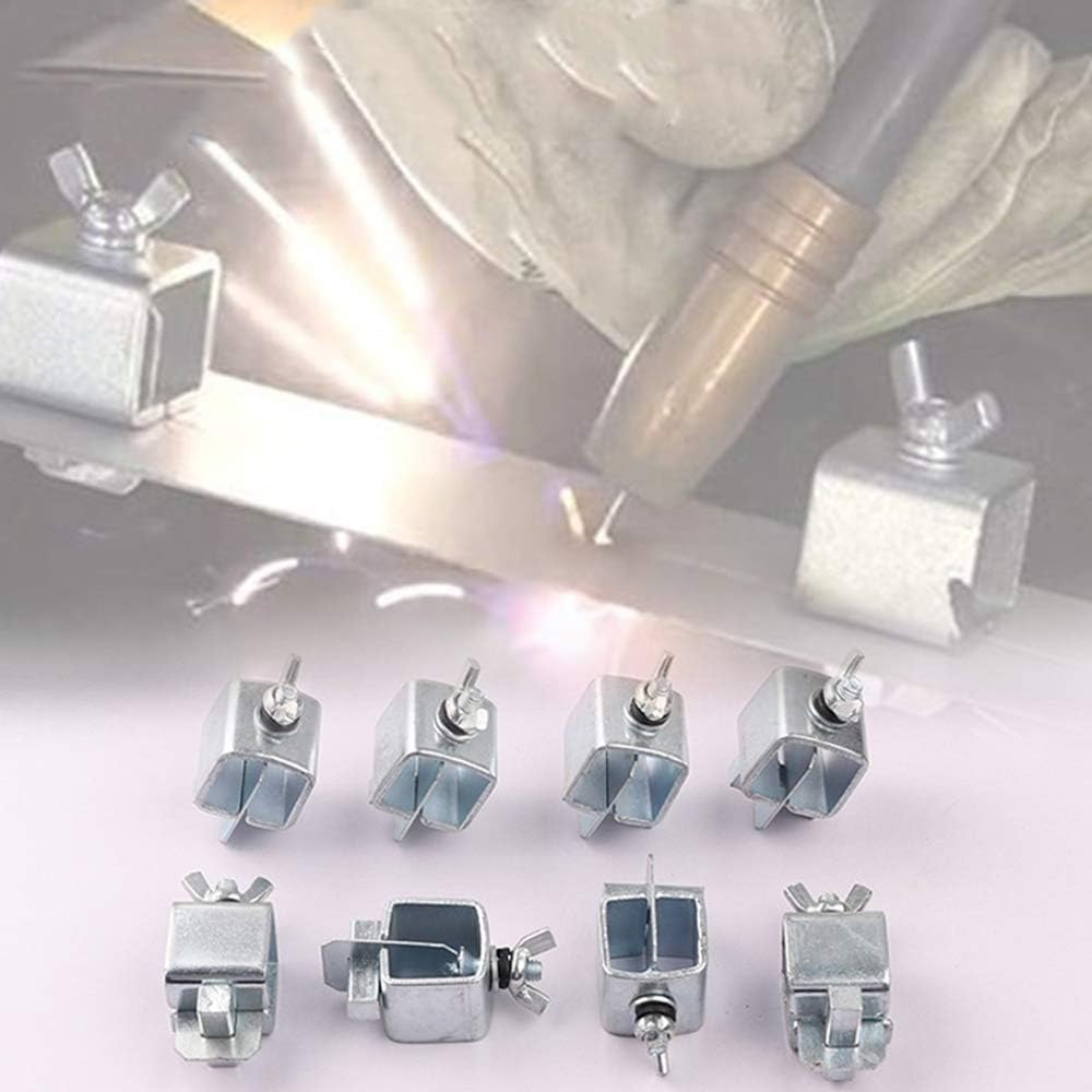 PSCCO 4PCS Butt Welding Clamps Small Welding Clamps Auto Body Panel Clamps for Edge to Edge Welding - - 