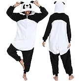 STARNAL Animal Halloween Costume Adult Onesie Cosplay Cartoon Pajamas Women Men Hoodie Sleepwear