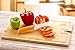Large Cutting Board - Natural Organic BAMBOO Wood Chopping Board for Meat - Vegetables and Cheese with Non Slip Feet and Knife Sharpener for Kitchen - (18 X 12 Inch) by Eco President