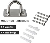 Mooche 8Pcs M6 Pad Eye Plate Suspension Ceiling Hook Stainless Steel view 6