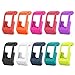 MoKo Case for Garmin Vivoactive HR Watch, [10 PACK] Soft Silicone Full Body Protective Cover Accessories for Garmin vivoactive HR Smart Watch, Multi Colors (10PCS)