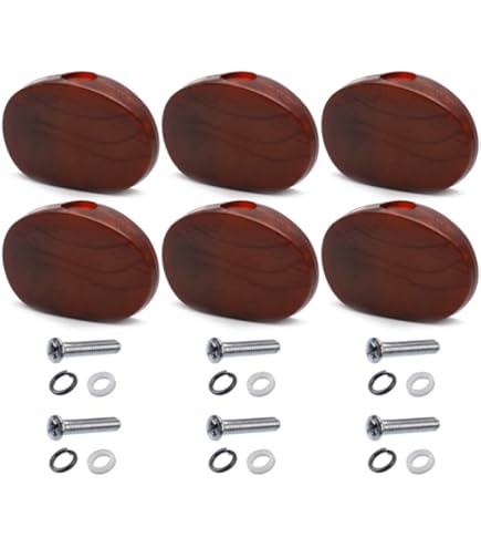 パーツ taktom Amazon.com: Allparts TK-0997-055 Set of 6 Pearloid Buttons