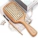 Hair Brush CHOSIN Wooden Detangling Brushes Natural Detangler Paddle Hairbrush for Women Men Kids Stimulate Scalp Help Growth Add Hair Shine …