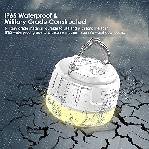 Sinvitron LED Camping Lantern Rechargeable,Camping Tent Lights with