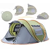 Camping Tent - 4-Person Easy Pop Up Tent with 2