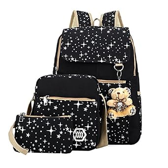 Amazon.com: Benry Cute Backpack Sets Canvas Kids Backpacks
