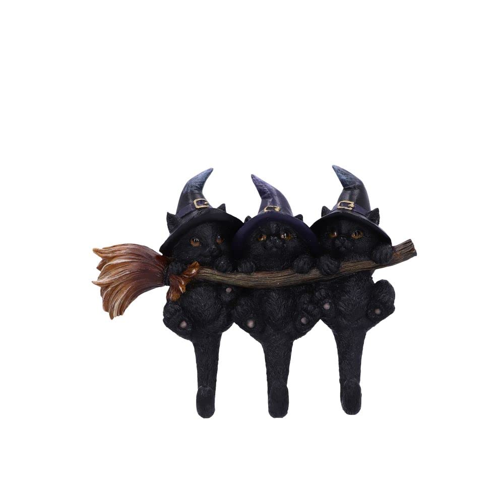 Nemesis Now Witches Helpers Key Hanger 20cm, Black U5715U1