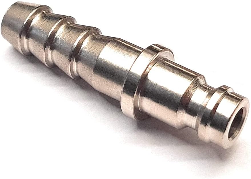 Delta-P Male Inline Quick Release Fitting 8mm Hose For Propane Butane Gas