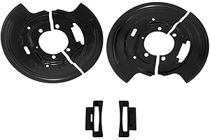 DOUQANG Rear Disc Brake Dust Shield Left right Fit for 2003-2005 Jeep Liberty, for 2003 2004 2005 2006 Jeep Wrangler Brake Ba