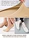 VERO MONTE 4 Pairs SPORTS No Show Socks Women - Cotton Liner Socks (NUDE, 6-7.5)