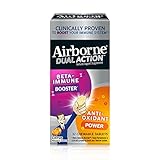 Airborne Dual Action Citrus Chewable Tablets, 32ct - 1000mg of Vitamin C - Beta Immune Booster and Anti Oxidant