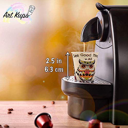 The small size of these cups makes them versatile and easy to handle. They are perfect for use in home and office environments, as well as for outdoor activities such as picnics or camping trips.