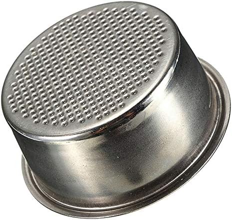 New Coffeeware Accessory Silver Double Cup Stainless Steel Coffee Filter Basket Non Pressurized