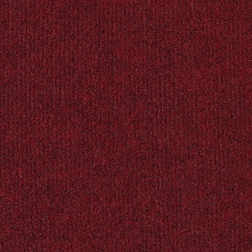 Cord Carpet, Dark Red, Cheap Thin Flooring - 2m x 4m
