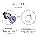 Apexel 3 in 1 Clip-on 180°Full Screen Fisheye +0.67x Wide Angle + 10x Macro Lens for iPhone 6/ 6Plus, iPhone 5/5S/5C/4 Samsung HTC Sony LG (No Dark Circle by the Fisheye Lens) Silver