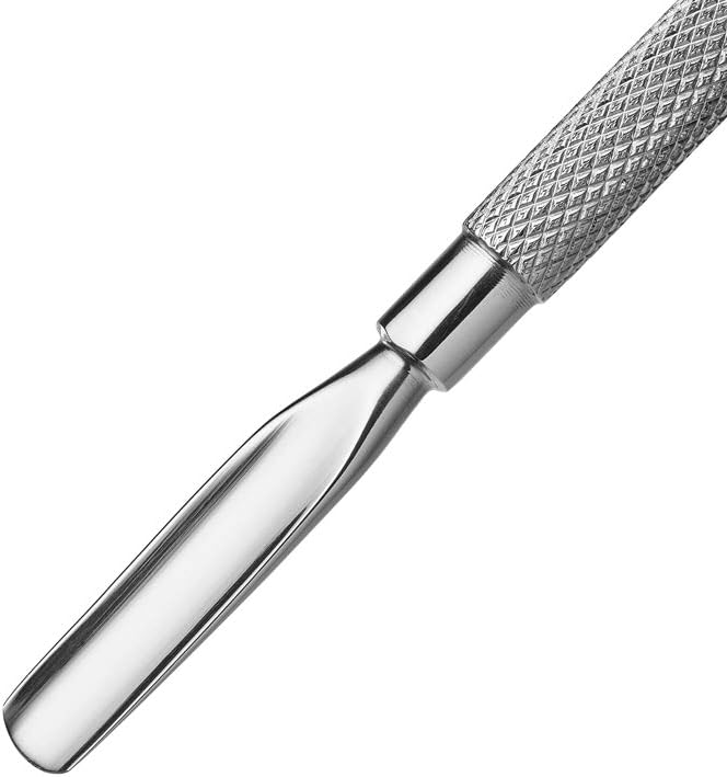 Rui Smiths Professional Double Ended Hypoallergenic Stainless Steel Metal Pusher (Cuticle Pusher) - Style No. 107 - Image 4