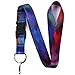 Buttonsmith Diamonds Premium Lanyard - with Buckle and Flat Ring - Made in The USA
