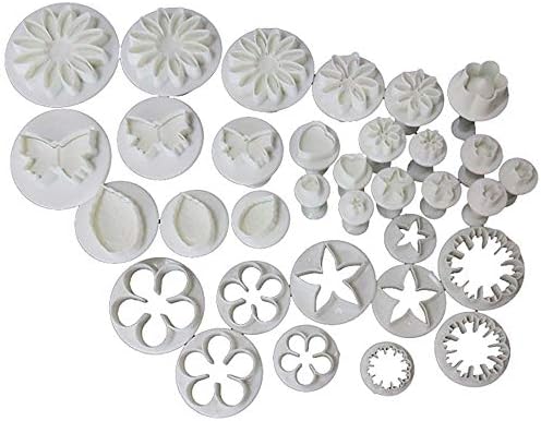 33pcs 10Sets Cake Decration Tool Set by Catalina Fondant Cake Cutter Shape Mold Sugarcraft Icing Decorating Flower Modelling Tools