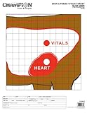 Champion Deer Vitals Paper Target, 14x18, 12ct