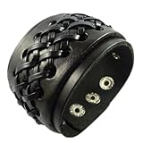 Antique Men's Leather Cuff Bracelet, Leather Wrist Band Wristband Handcrafted Jewelry Sl2440