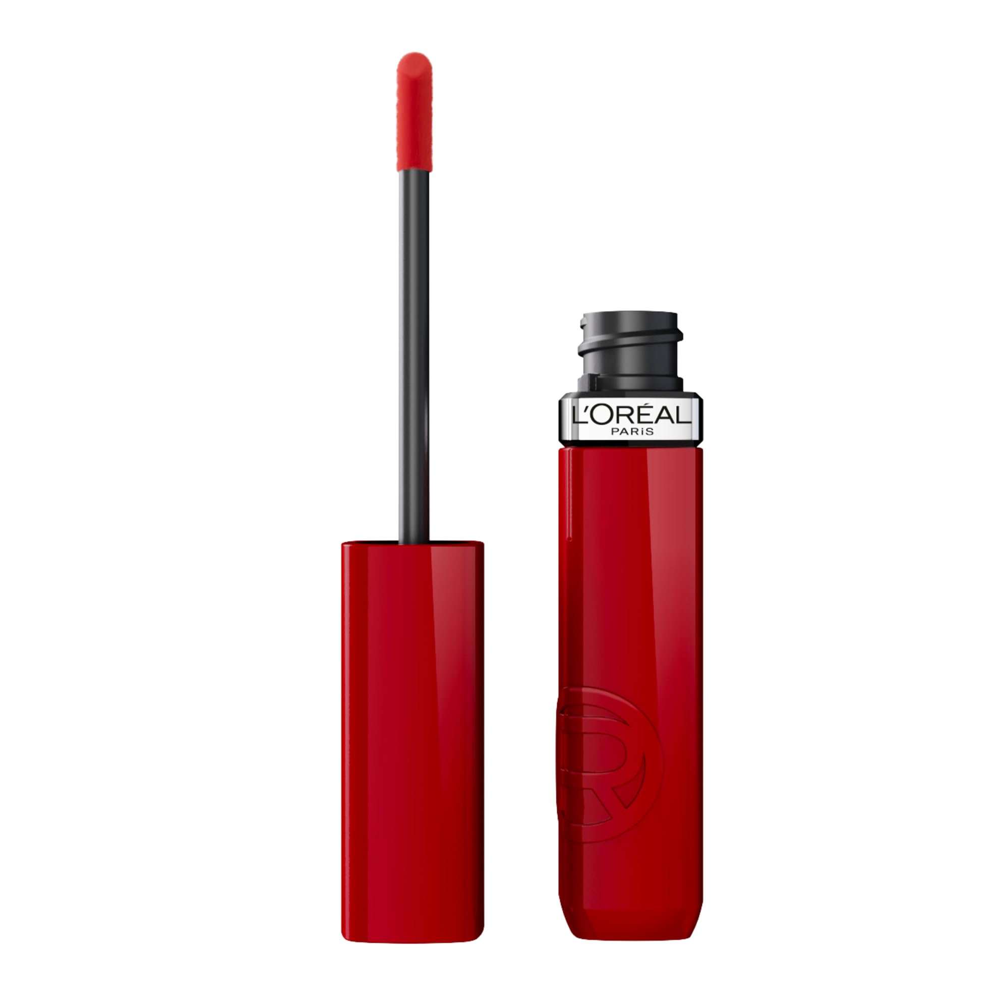 Photo 1 of L'Oreal Paris Infallible Lacque Resistance Liquid Lipstick, 16HR Long Lasting Lip Makeup with Lacquer-Like Shine and Zero Transfer, 420, Le Rouge Paris