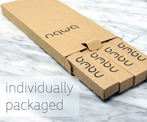 image for bmbu Bamboo Toothbrush Charcoal Bristles - Multi-Pack Made with Activa