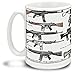 Assault Rifles 15 Ounce Coffee Mug