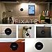 UNIFUN Fixate Cell Pads [6 PACK], Sticky Anti-Slip GEL Pads - Stick to Glass, Mirrors, Whiteboards, Metal, Kitchen Cabinets or Tile, Car GPS and More