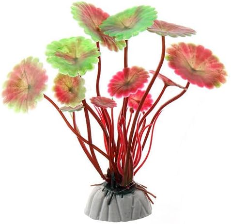 New Cx05 Red Water Plants Aquarium Fish Tank Landscape Decoration Glow Simulation Animal Plants Ornament no.15