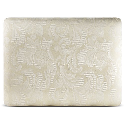 Fineboard Luxury Vanity Stool Makeup Dressing Stool Pad Cushioned Chair for Vanity Tables and Bedroom Sets, White