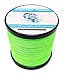 Reaction Tackle Braided Fishing Line Hi Vis Green 30LB 1000yd