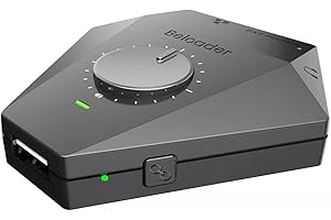 Beloader Pro Adapter to Keyboard and Mouse for PS5 All Games with Multiple Marco Assist for Cronus,XIM,RESNOW,Titan,USB/BT Gamepads.PS5 Adapter with Network Port and Volume Adjustment Function.