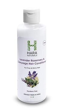Hara Naturals - Lavender Rosemary Clary Sage | Hair Conditioner | 190 ML | 100% Vegan | Paraben Free | No Harmful Chemicals