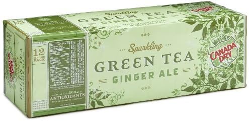 Canada Dry Green Tea Ginger Ale, 12 Fl Oz (pack of 12)