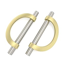 homdiy 8 Pack Brushed Nickel Cabinet Pulls