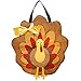 JOYIN Thanksgiving Turkey Burlap Door Decorations for Autumn Wall Decoration and Fall Party Favor Supply Décor.