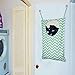 ASOON Laundry Hamper,Cotton Canvas Hanging Laundry Hamper Bag For Closets, Dorms, Travel, Storage