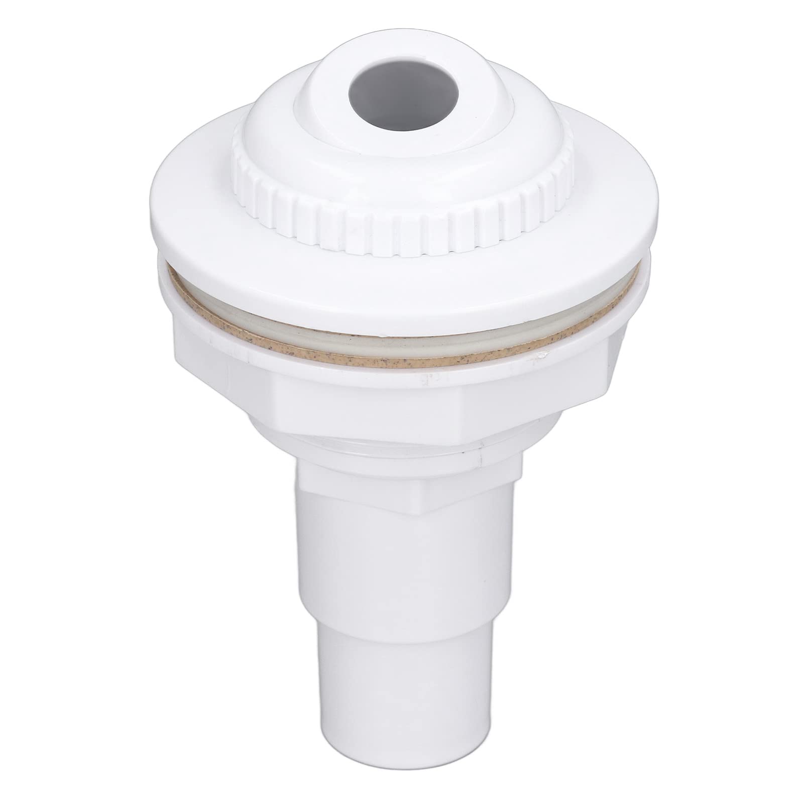 TOPINCN Ground Swimming Pool Return Jet Fitting, 1in Pipe Adapter Ground Swimming Pool with Gasket Inlet Return Fitting