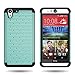 HTC Desire EYE Diamond Armor Phone Case (Teal / Black) | CoverON (Aurora) Shockproof Hybrid Crystal Bling Series | Protective Jewel Studded Dual Layer Cover for HTC Desire EYE