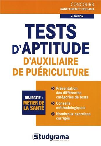 Tests d'aptitude d'auxiliaire de puériculture