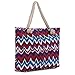 Vera exquisite shoulder Tote Bag- NEW LAUNCH! Wavy Purple