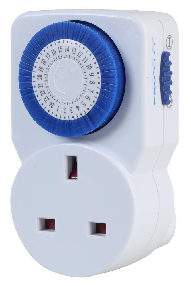Pro Elec PEL00408 24 Hour Mechanical Plug-in Timer