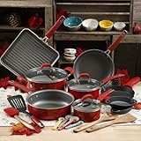 The Pioneer Woman 30pc Cookware Set (Red) Vintage Speckle Limited Edition