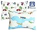 100% Cotton Cartoon Toddler Travel Pillowcase - Cuddle Collection for Boys Or Girl,for 13x18,12x16 Pillow,Double-Sided Different - Cars and Airplanes,Free Travel Package (2 Cars/Airplanes)