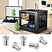 AUSTOR 13 Pieces Stainless Steel 3D Printer Nozzles 0.2 mm, 0.4 mm, 0.6 mm, 0.8 mm, 1.0 mm Extruder Nozzle Print Head for E3D Makerbot