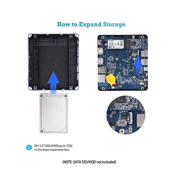 AWOW-Mini-PC-Windows-10-Pro-Micro-Mini-Desktop-Computer-8GB-DDR-128GB-SSD-Intel-Core-i3-5005U-23GHz-4K-UHD-Graphics-24G5G-Dual-WiFi-Dual-HDMI-Gigabit-Ethernet-Type-C AWOW Mini PC Windows 10 Pro, Micro Mini Desktop Computer 8GB DDR 128GB SSD Intel Core i3 5005U 2.3GHz 4K UHD Graphics 2…