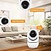 Wireless Security WiFi Camera,ANBAHOME IP Camera for Home Security Surveillance Baby/Pet Monitor with PTZ Two Way Audio Motion Detection Night Vision. iOS, Android App