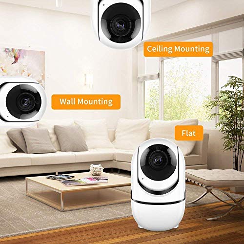 Wireless Security WiFi Camera,ANBAHOME IP Camera for Home Security Surveillance Baby/Pet Monitor with PTZ Two Way Audio Motion Detection Night Vision. iOS, Android App