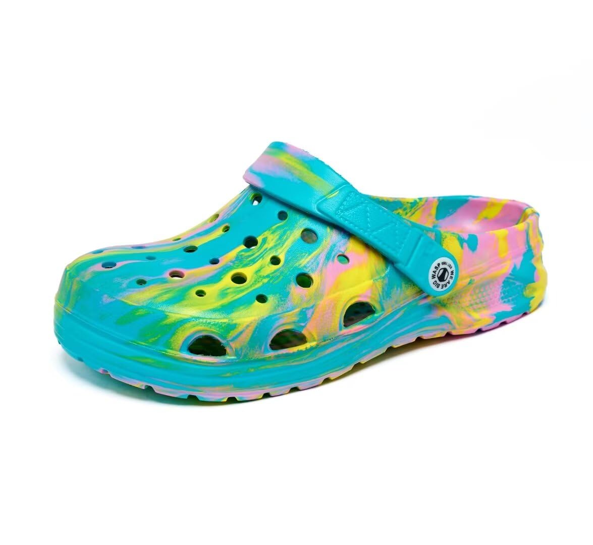 Generic Boys&Girls Classic Marbled Tie Dye Clog